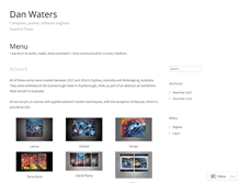 Tablet Screenshot of danwaters.com